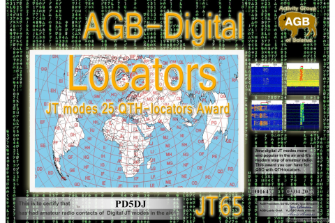 PD5DJ-LOCATORS_JT65-25_AGB