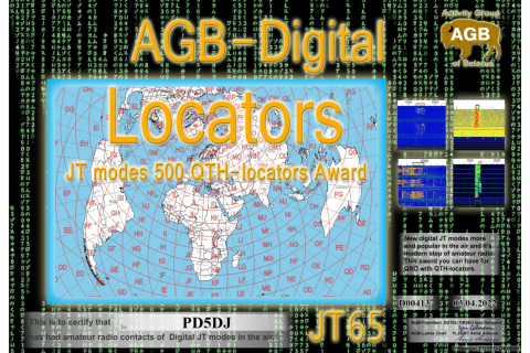PD5DJ-LOCATORS_JT65-500_AGB